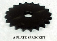 Tsubaki (UST) 17 Teeth Stock Bore Sprocket (00161832)
