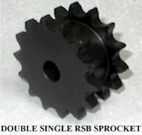 Tsubaki (UST) 16 Teeth Stock Bore Sprocket (00195130)