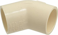 Nibco 1 Inch (in) Size 45 Degree Elbow (06440795)
