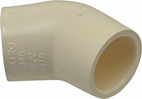 Nibco 1/2 Inch (in) Size 45 Degree Elbow (06440796)