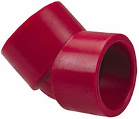 Nibco 1 Inch (in) Size 45 Degree Elbow (06441132)