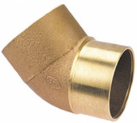 Nibco 4 Inch (in) Size 45 Degree Elbow (06441458)