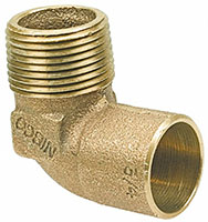 Nibco 1/2 x 3/4 Inch (in) Size 90 Degree Elbow (06441487)