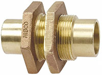 Nibco 1/2 Inch (in) Size Bulkhead Fitting (06441655)