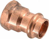 Nibco 1/2 Inch (in) Size Copper Adapter Fitting (06441691)