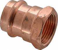 Nibco 1 Inch (in) Size Copper Adapter Fitting (06441694)