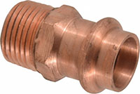 Nibco 1/2 Inch (in) Size Brass Adapter Fitting (06441696)