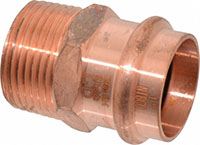 Nibco 1 Inch (in) Size Brass Adapter Fitting (06441700)