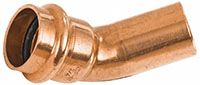 Nibco 1/2 Inch (in) Size Copper Elbow Fitting (06441706)
