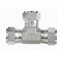 Brennan 1/2 x 1/2 x 1/2 Inch (in) Female Joint Industry Council (JIC) 37 Degree Flare Swivel End Style Tee (00318378)