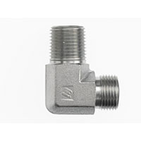 Brennan 1 Inch (in) Male Pipe Rigid x 1 Inch (in) Male Flat Face O-Ring End Style 90 Degree Elbow (00318466)