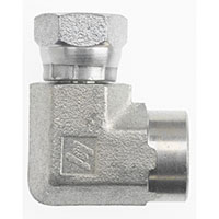 Brennan 1/4 Inch (in) Female Pipe Swivel x 1/4 Inch (in) Female Pipe Rigid End Style 90 Degree Elbow (00321698)