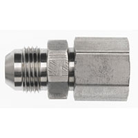 Brennan 1/2 Inch (in) Female Joint Industry Council (JIC) 37 Degree Flare End Style x 1/2 Inch (in) Male Joint Industry Council (JIC) 37 Degree Flare Steel End Style Straight Adapter (00324173)