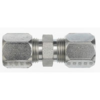 Brennan 1/4 Inch (in) Flareless Bite-Type Compression x 4 Millimeter (mm) Bite-Type Compression End Style Straight Tubing Fitting (00324549)