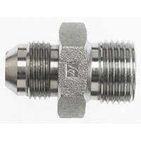 Brennan 3/4 Inch (in) Male Joint Industry Council (JIC) 37 Degree Flare x 3/4 Inch (in) Male British Standard Pipe Parallel End Style Straight Adapter (00325134)