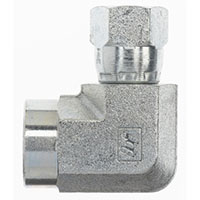 Brennan 1/2 Inch (in) Female Pipe Rigid x 1/2 Inch (in) Female Joint Industry Council (JIC) 37 Degree Flare Swivel End Style 90 Degree Elbow (00337968)