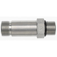 Brennan 3/4 Inch (in) Male O-Ring Boss End Style x 3/4 Inch (in) Male Flat Face O-Ring Steel End Style Straight Adapter (00361174)