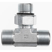 Brennan 1/2 x 1/2 x 1/2 Inch (in) Male O-Ring Boss End Style Tee (00361236)