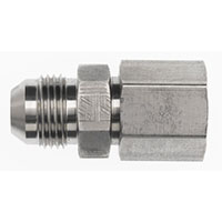 Brennan 3/4 Inch (in) Female Joint Industry Council (JIC) 37 Degree Flare End Style x 3/4 Inch (in) Male Joint Industry Council (JIC) 37 Degree Flare Steel End Style Straight Adapter (00460535)