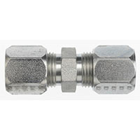 Brennan 1/2 Inch (in) Flareless Bite-Type Compression x 8 Millimeter (mm) Bite-Type Compression End Style Straight Tubing Fitting (01471161)