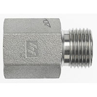 Brennan 1/4 Inch (in) Female Pipe Rigid x 1/4 Inch (in) Male British Standard Pipe Parallel End Style Straight Adapter (01514411)