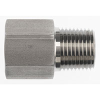 Brennan 1/4 Inch (in) Female O-Ring Boss End Style x 1/4 Inch (in) Male Pipe Rigid Steel End Style Straight Adapter (01541472)