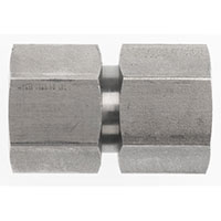 Brennan 3/4 Inch (in) Female Joint Industry Council (JIC) 37 Degree Flare End Style x 3/4 Inch (in) Female Joint Industry Council (JIC) 37 Degree Flare Swivel Steel End Style Straight Adapter (01541514)