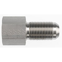 Brennan 3/4 Inch (in) Female Pipe Rigid x 3/4 Inch (in) Male Joint Industry Council (JIC) 37 Degree Flare End Style Bulkhead Straight Adapter (01951854)