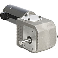 Bodine 4.2 Revolutions Per Minute (RPM) Output Speed Right Angle Brushed Direct Current (DC) Gearmotorm (05365009)