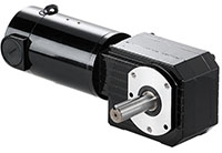 Bodine 6.2 Revolutions Per Minute (RPM) Output Speed Right Angle Brushed Direct Current (DC) Gearmotor (02950522)
