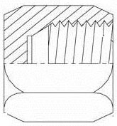 Brennan 1-1/4 Inch (in) Joint Industry Council (JIC) 37 Degree Flare End Style Nut (00317114)