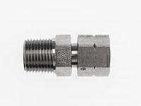 Brennan 1/4 Inch (in) Female Pipe Swivel x 1/4 Inch (in) Male Pipe Rigid End Style Straight Adapter (00473336)