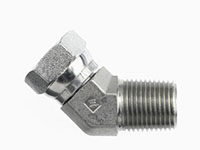 Brennan 1/2 Inch (in) Female Pipe Swivel x 3/4 Inch (in) Male Pipe Rigid End Style 45 Degree Elbow (00321194)