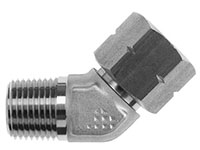 Brennan 1-1/4 Inch (in) Female Pipe Swivel x 1-1/4 Inch (in) Male Pipe Rigid End Style 45 Degree Elbow (00321246)