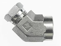 Brennan 1/2 Inch (in) Female Pipe Rigid x 1/2 Inch (in) Female Pipe Swivel End Style 45 Degree Elbow (00321654)