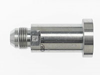 Brennan 1 Inch (in) Male Joint Industry Council (JIC) 37 Degree Flare x 1-1/2 Inch (in) Code 62 Heavy O-Ring Flange End Style Straight Adapter (02567279)