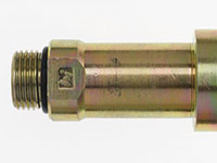 Brennan 1-1/4 Inch (in) Male O-Ring Boss x 1-1/4 Inch (in) Code 62 Heavy O-Ring Flange End Style Straight Adapter (02478979)