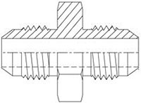Brennan Straight Large Hex Adapters