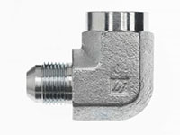 Brennan 1/2 Inch (in) Female Pipe Rigid x 3/4 Inch (in) Male Joint Industry Council (JIC) 37 Degree Flare End Style 90 Degree Elbow (00311424)