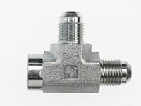 Brennan 1/4 Inch (in) Female Pipe Rigid x 1/4 x 1/4 Inch (in) Male Joint Industry Council (JIC) 37 Degree Flare End and 3 Style Tee (01471379)