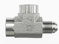 Brennan 1 Inch (in) Male Joint Industry Council (JIC) 37 Degree Flare x 1 x 1 Inch (in) Female Pipe Rigid End Style Tee (02642936)