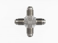 Brennan 1/8 x 1/8 x 1/8 x 1/8 Inch (in) Male Joint Industry Council (JIC) 37 Degree Flare End Style Cross (01472437)