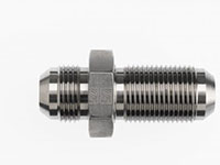 Brennan 1/4 x 3/8 Inch (in) Male Joint Industry Council (JIC) 37 Degree Flare End Style Bulkhead Straight Adapter (02479002)