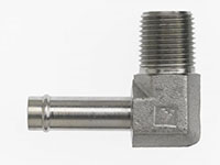 Brennan 1-1/2 Inch (in) Barb x 1-1/4 Inch (in) Male Pipe Rigid End Style 90 Degree Elbow (03518489)