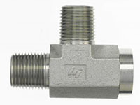 Brennan 1/4 x 1/4 x 1/4 Inch (in) Male Pipe Rigid End Style Tee (02481338)