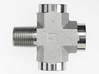 Brennan 3/8 x 3/8 x 3/8 x 3/8 Inch (in) Female Pipe Rigid End Style Cross (00328199)