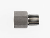 Brennan 1/2 Inch (in) Female O-Ring Boss End Style x 3/8 Inch (in) Male Pipe Rigid Steel End Style Straight Adapter (00319353)