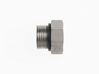 Brennan 1/8 Inch (in) Female Pipe Rigid End Style x 5/16 Inch (in) Male O-Ring Boss Steel End Style Straight Adapter (00320209)