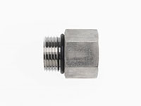 Brennan 3/8 Inch (in) Female O-Ring Boss x 1/2 Inch (in) Male O-Ring Boss End Style Straight Reducer (02481459)