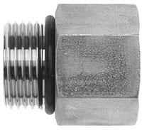Brennan 3/8 Inch (in) Female O-Ring Boss x 1/2 Inch (in) Male O-Ring Boss End Style Straight Reducer (00320765)